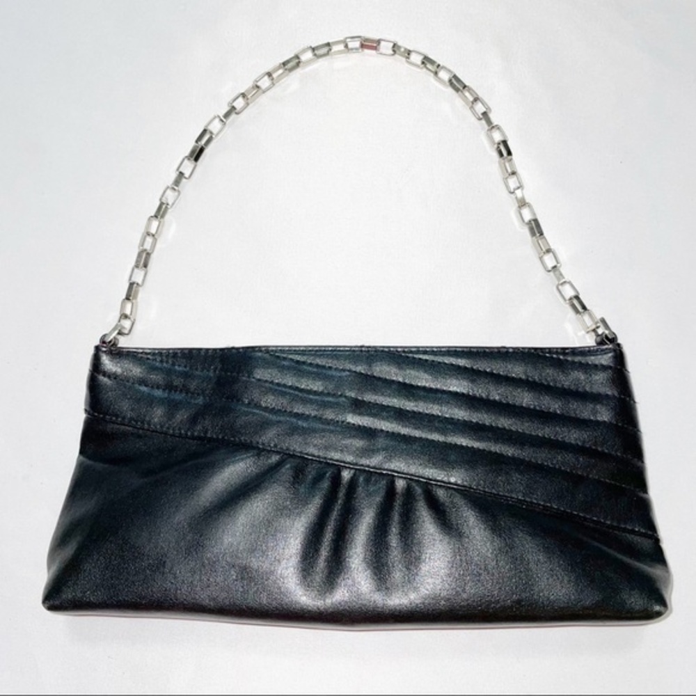 Victoria’s Secret Black Leather Mini Bag Chain Strap
